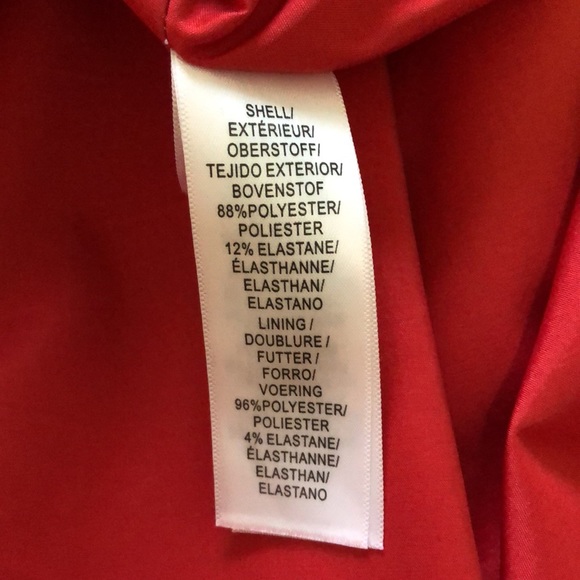 high-low scarlet red Aiden Mattox dress - Picture 6 of 6